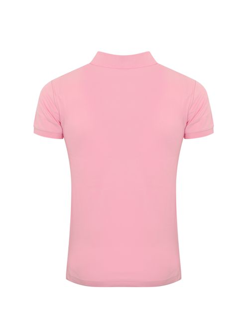 Polo due bottoni in cotone con logo pink POLO RALPH LAUREN | 710795080004